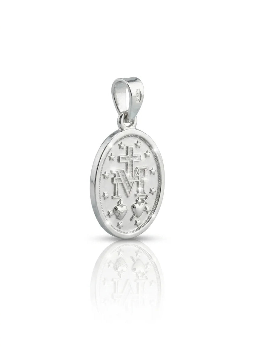 Dije de plata - Medalla milagrosa pequeña