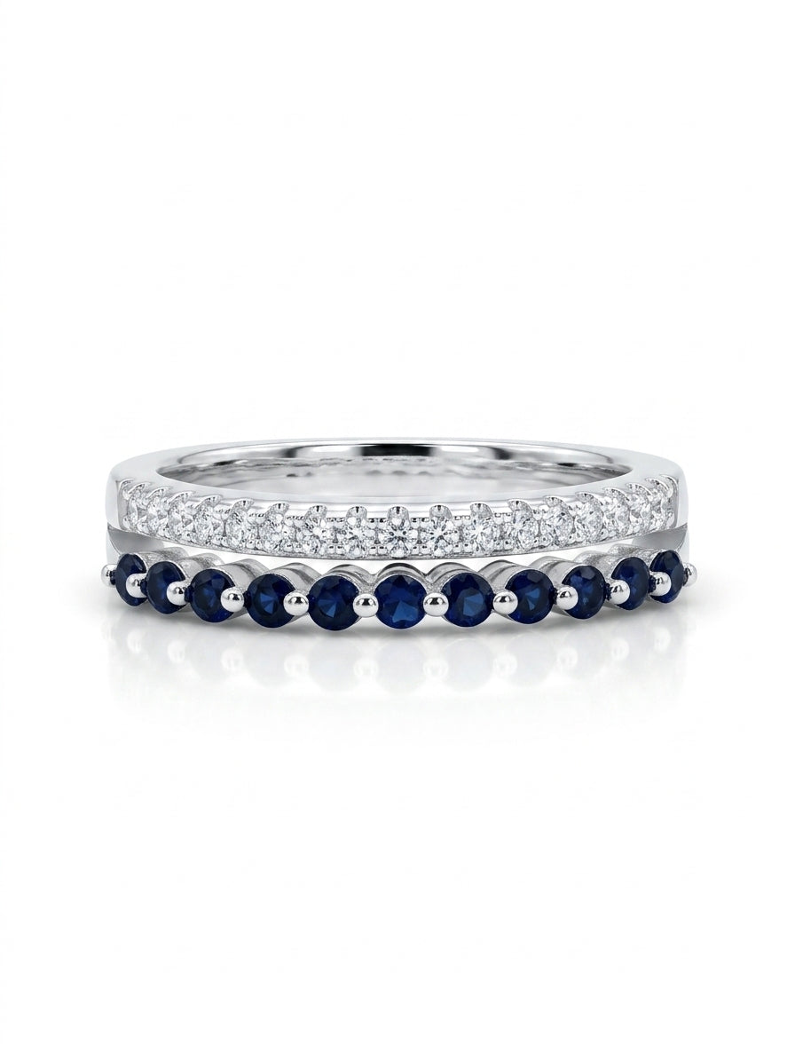 Anillo de plata - Azul
