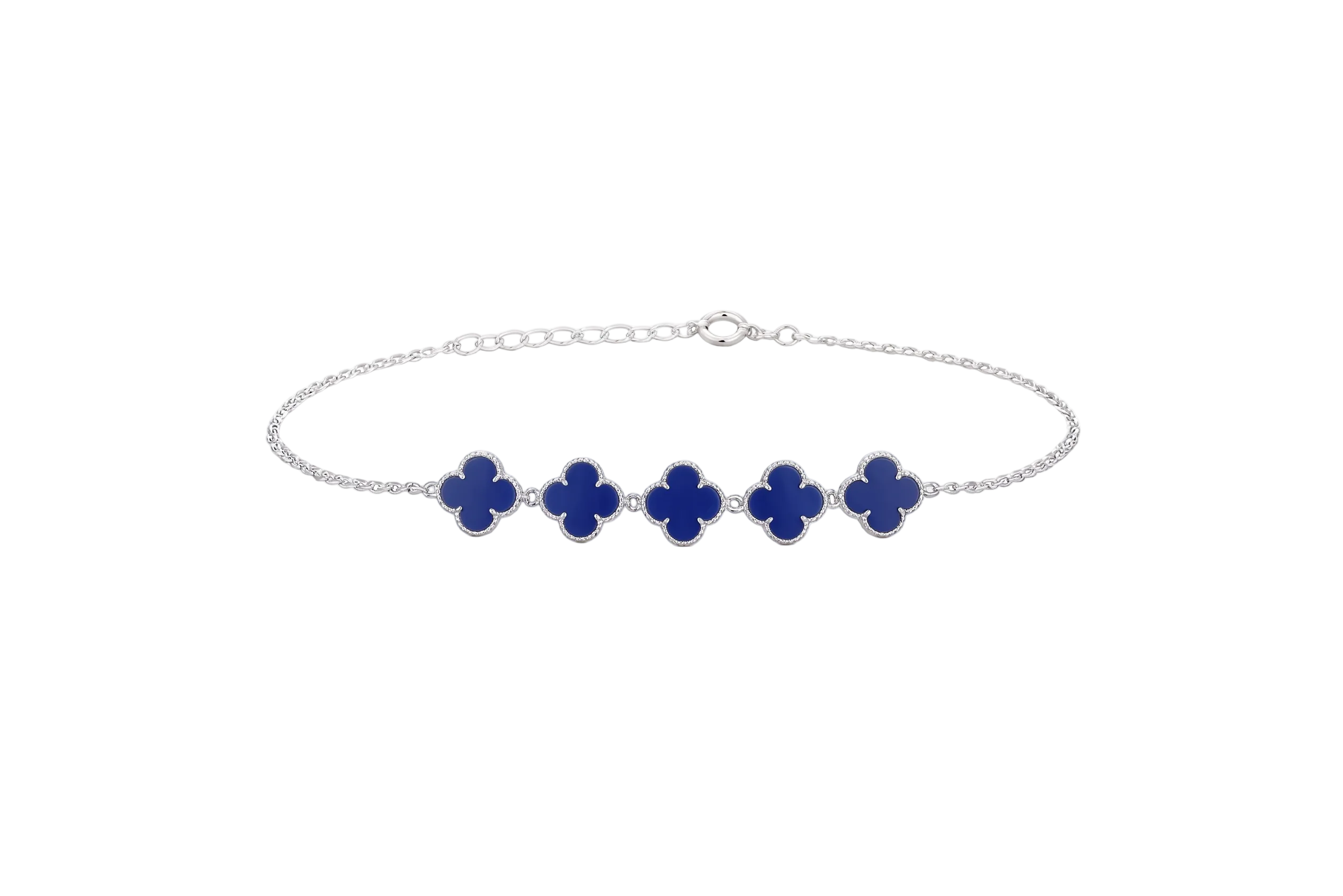 Van cleef - Pulsera flores Azul