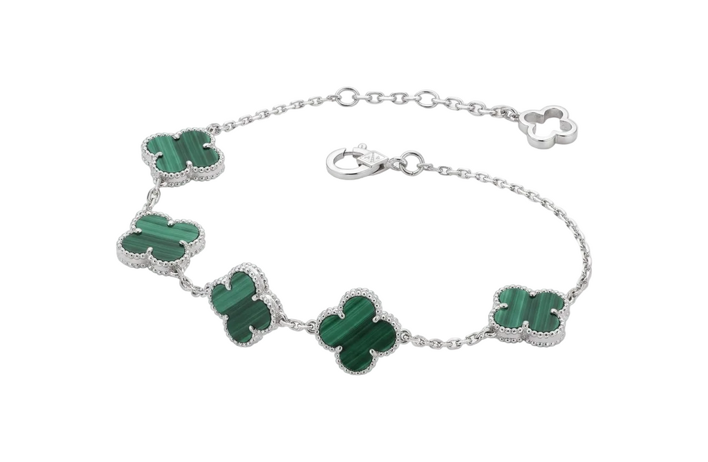 Van cleef - Pulsera flores verdes