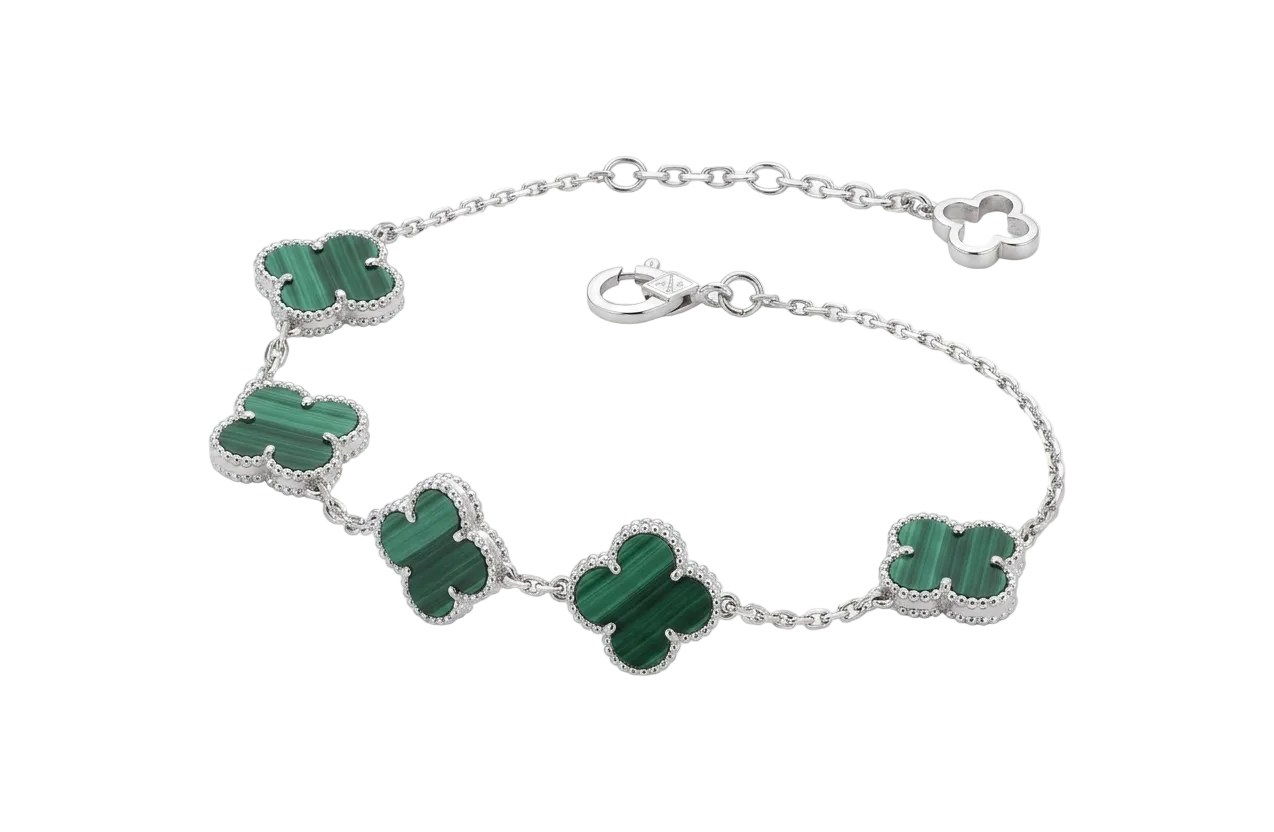 Van cleef - Pulsera flores verdes