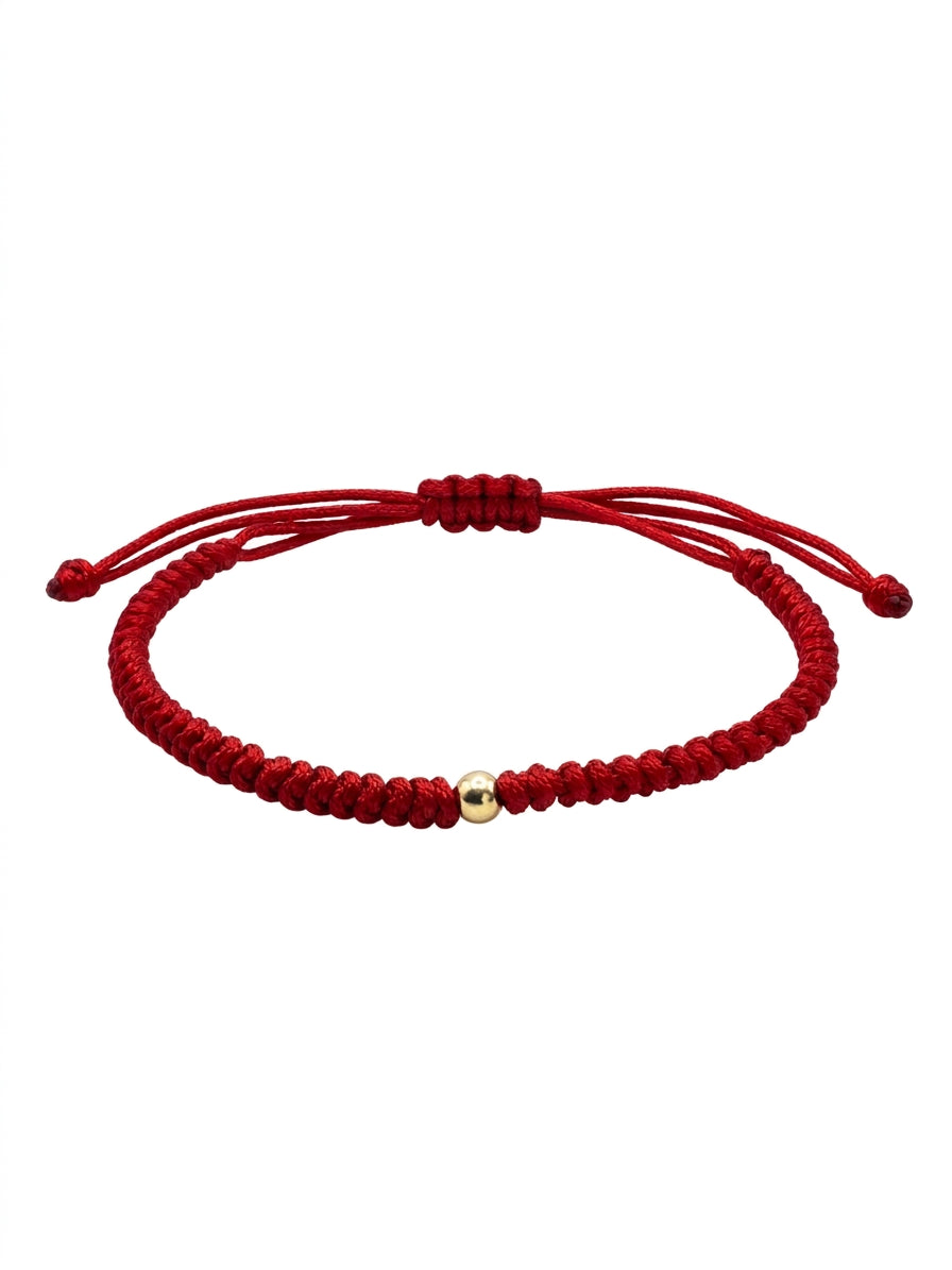 Pulsera de roja - Punto de oro