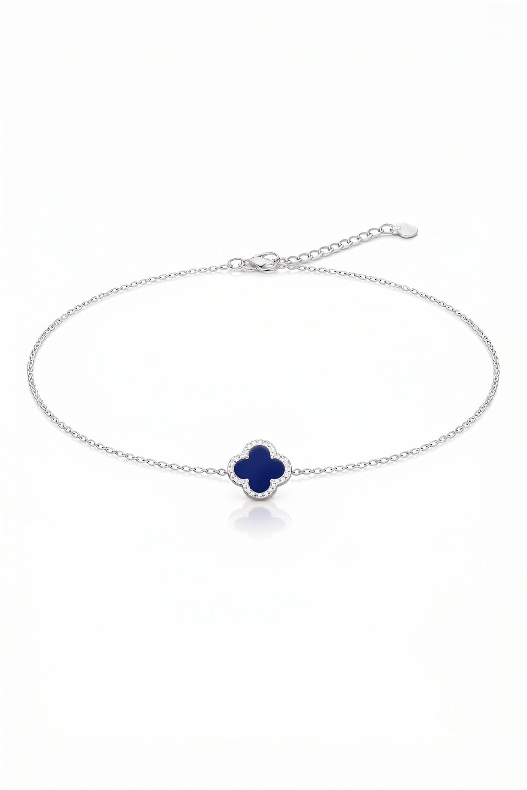 Van Cleef - Pulsera 1 flor azul