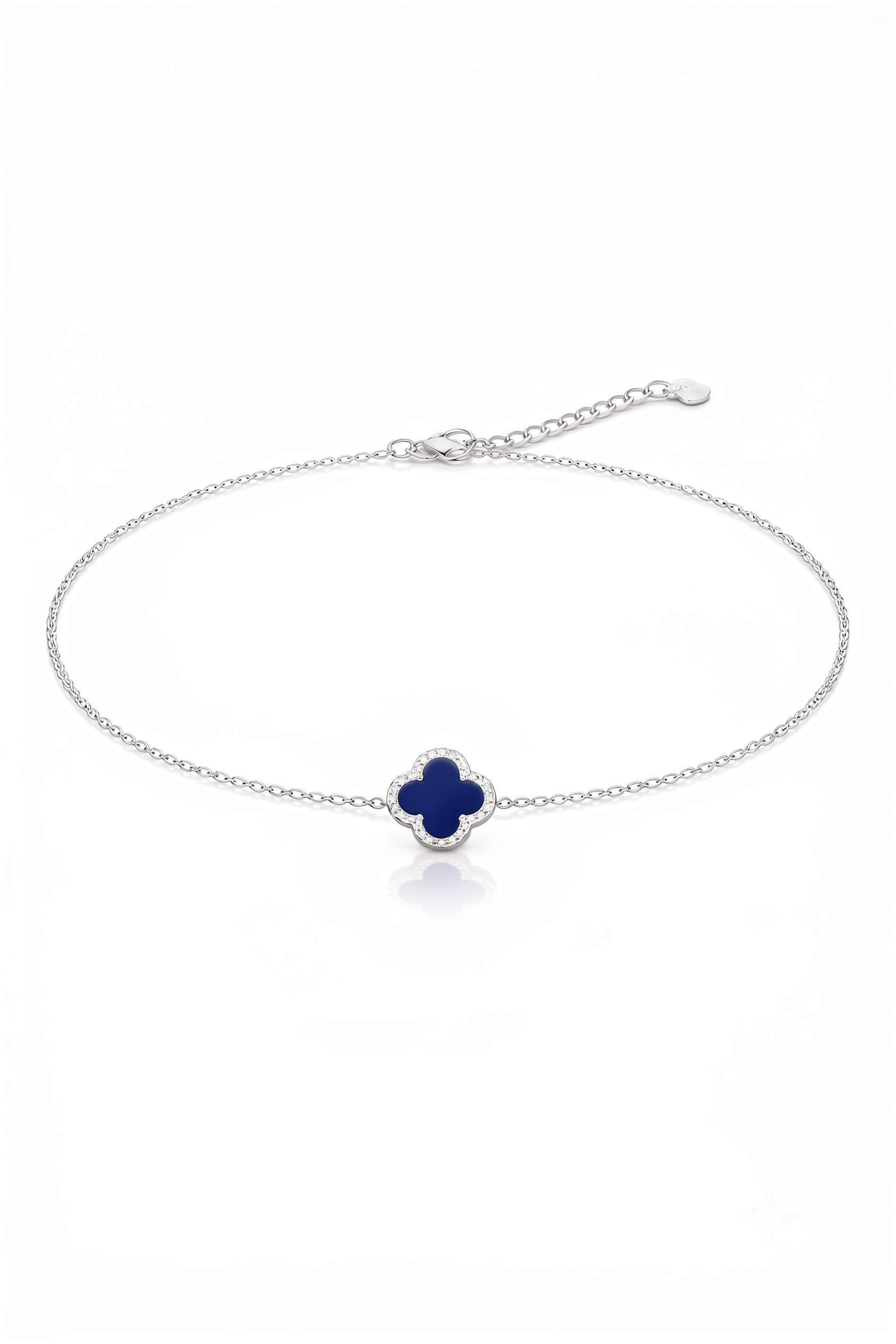 Van Cleef - Pulsera 1 flor azul