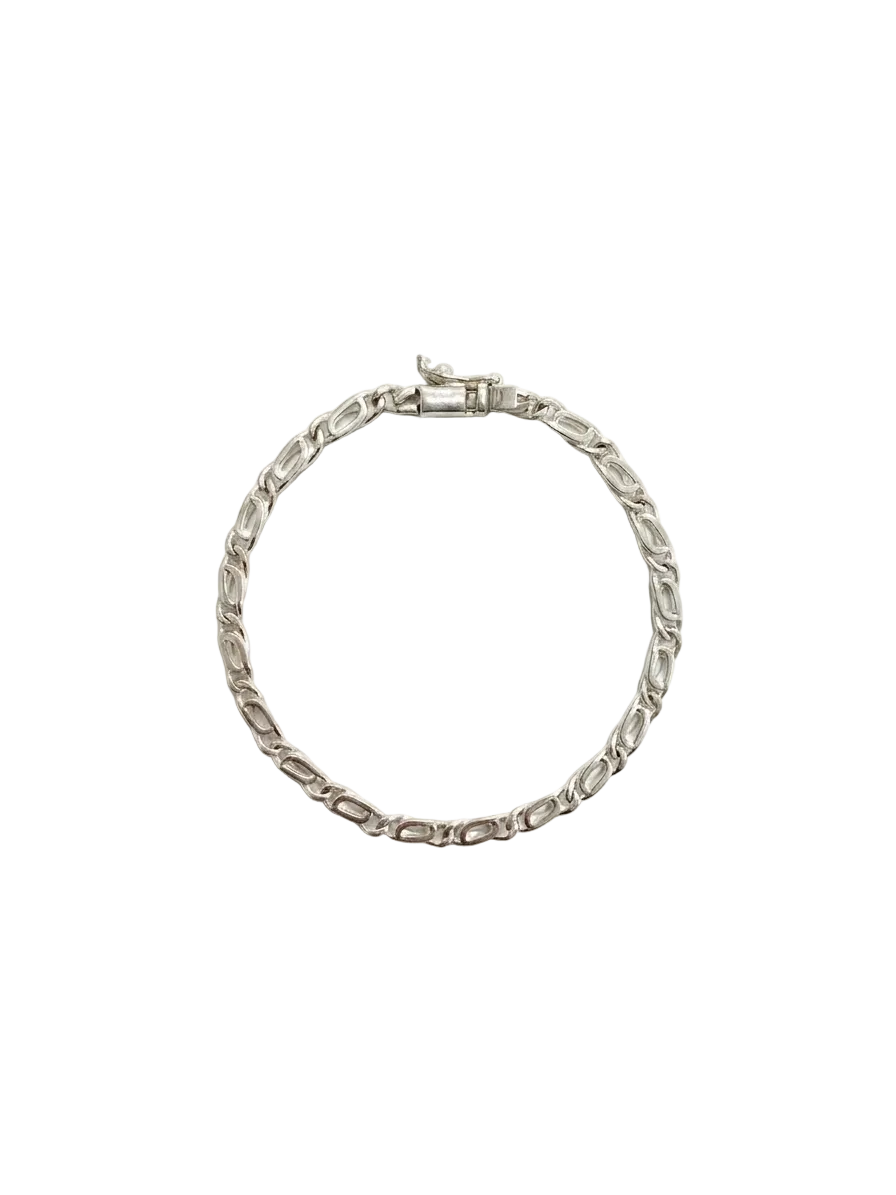 Pulsera de plata hombre - Vértice