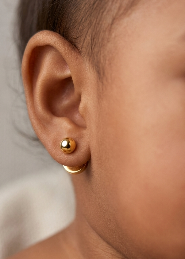 Arete abridor para bebé - Bolita