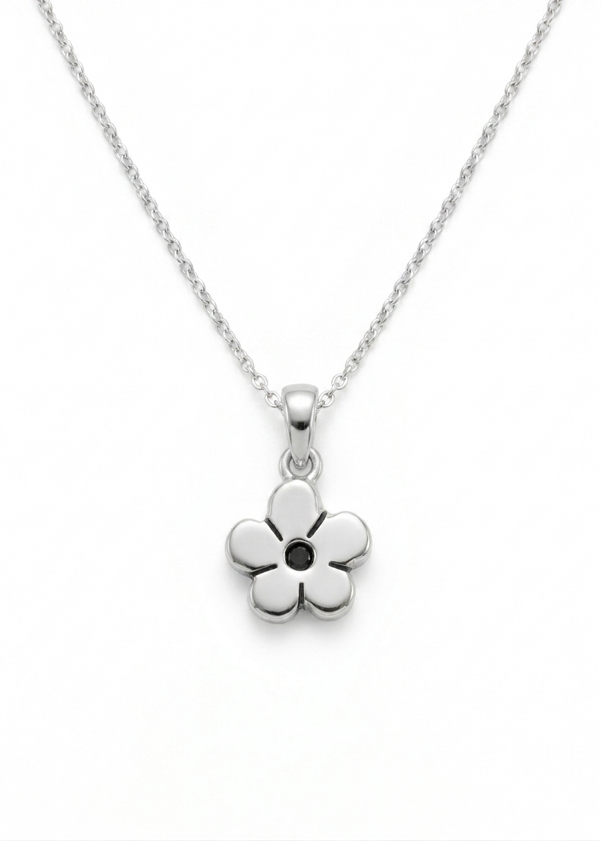 Dije de plata - Flor de plata