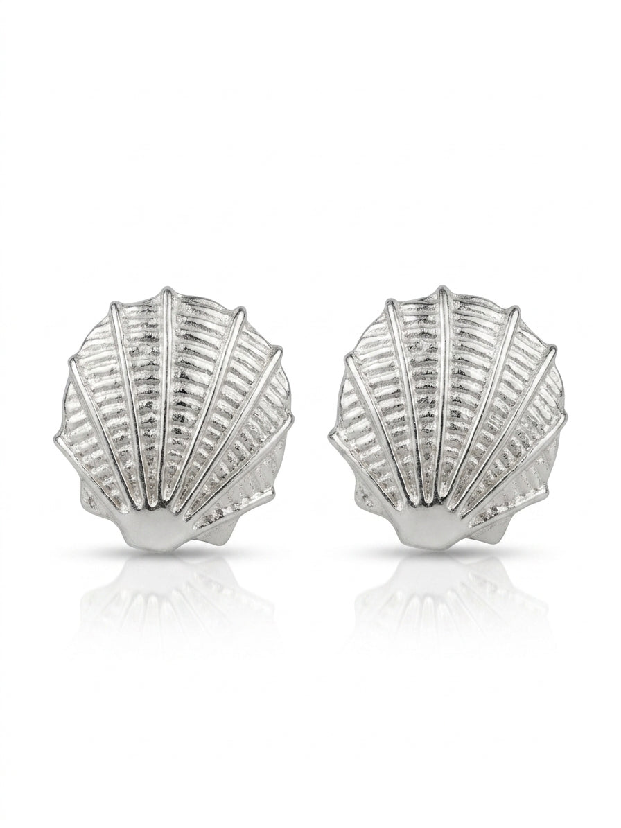 Aretes de plata - Conchitas
