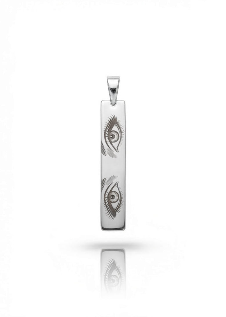 Placa de plata - Rectangular