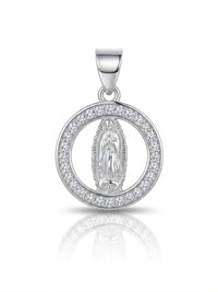 Dije de plata - Medalla de guadalupe