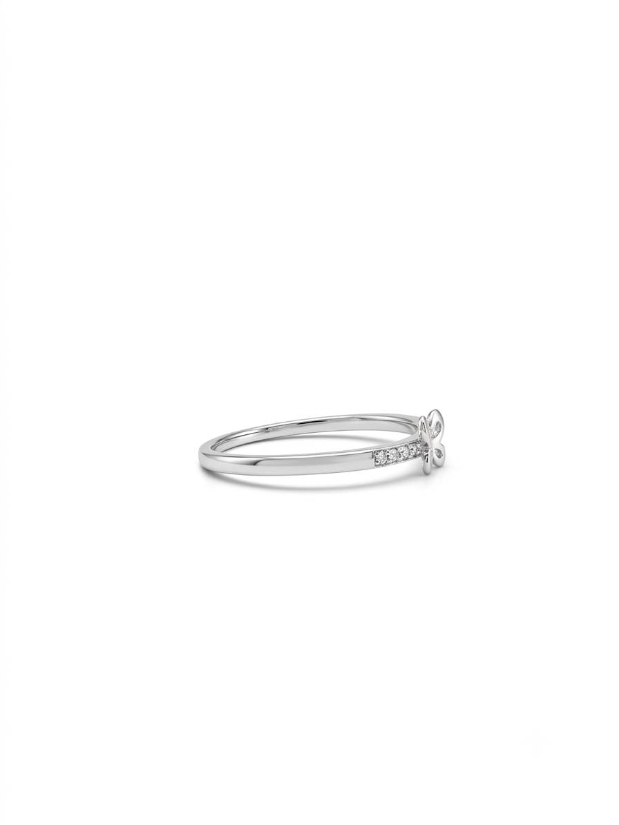 Anillo de plata - Mini mariposa
