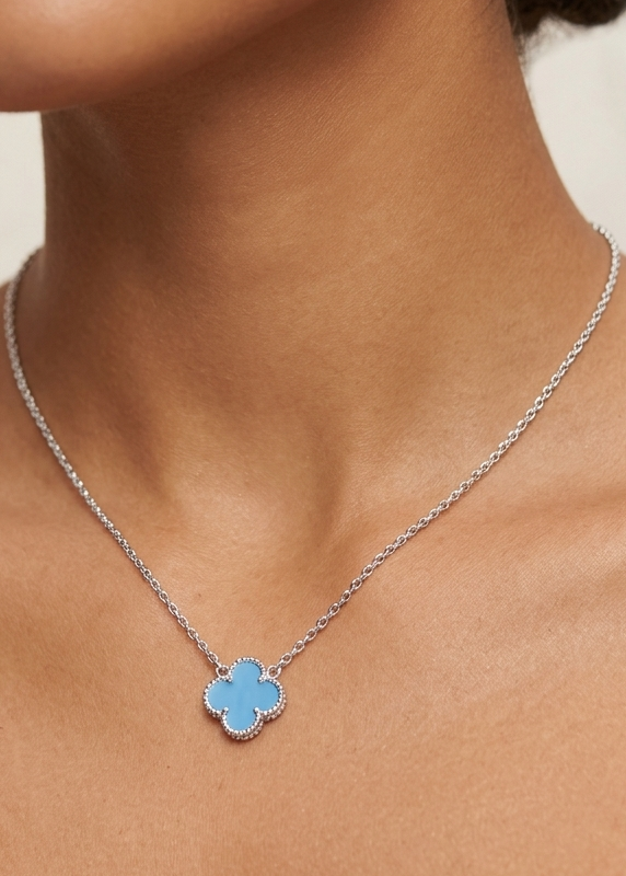 Van Cleef - Gargantilla Flor Celeste