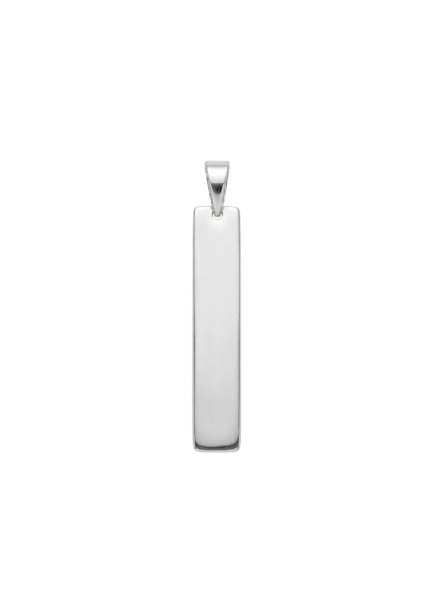 Placa de plata - Rectangular