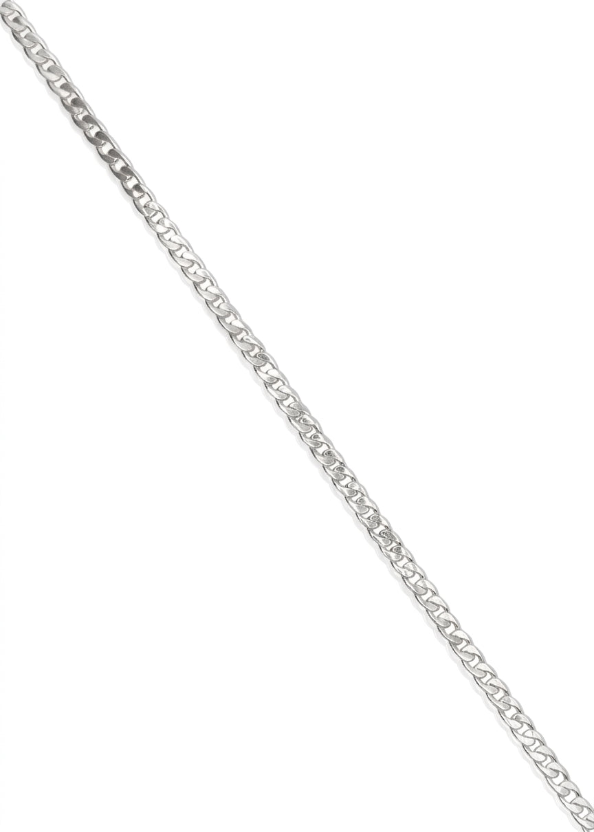 Cadena de plata de varón - Lomo de corvina