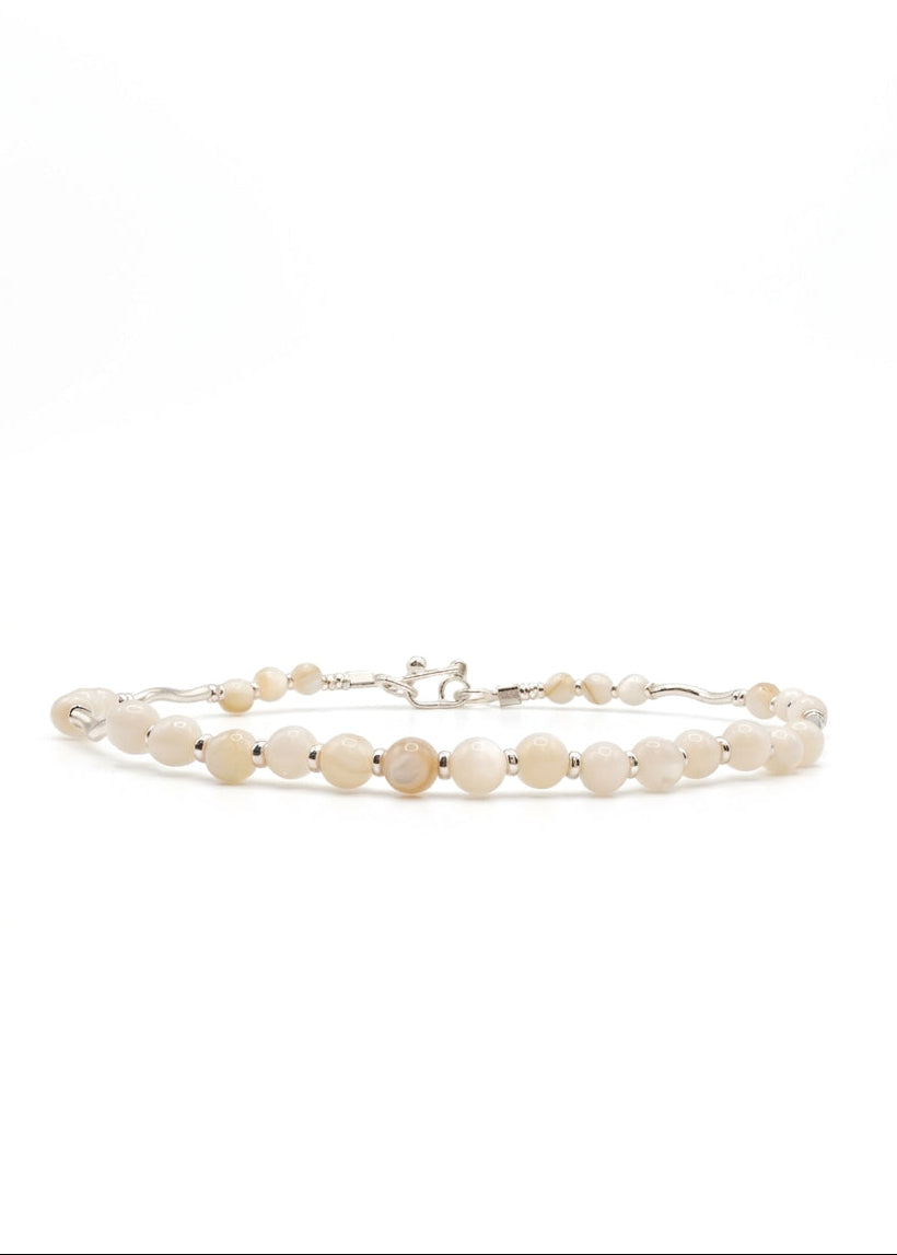 Pulsera de plata - Gemas