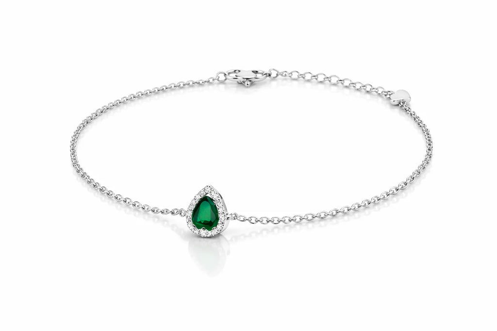 Pulsera Gota verde