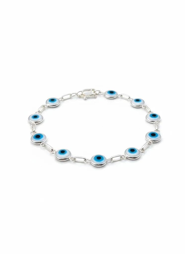 Pulsera de plata - Ojo de Cielo