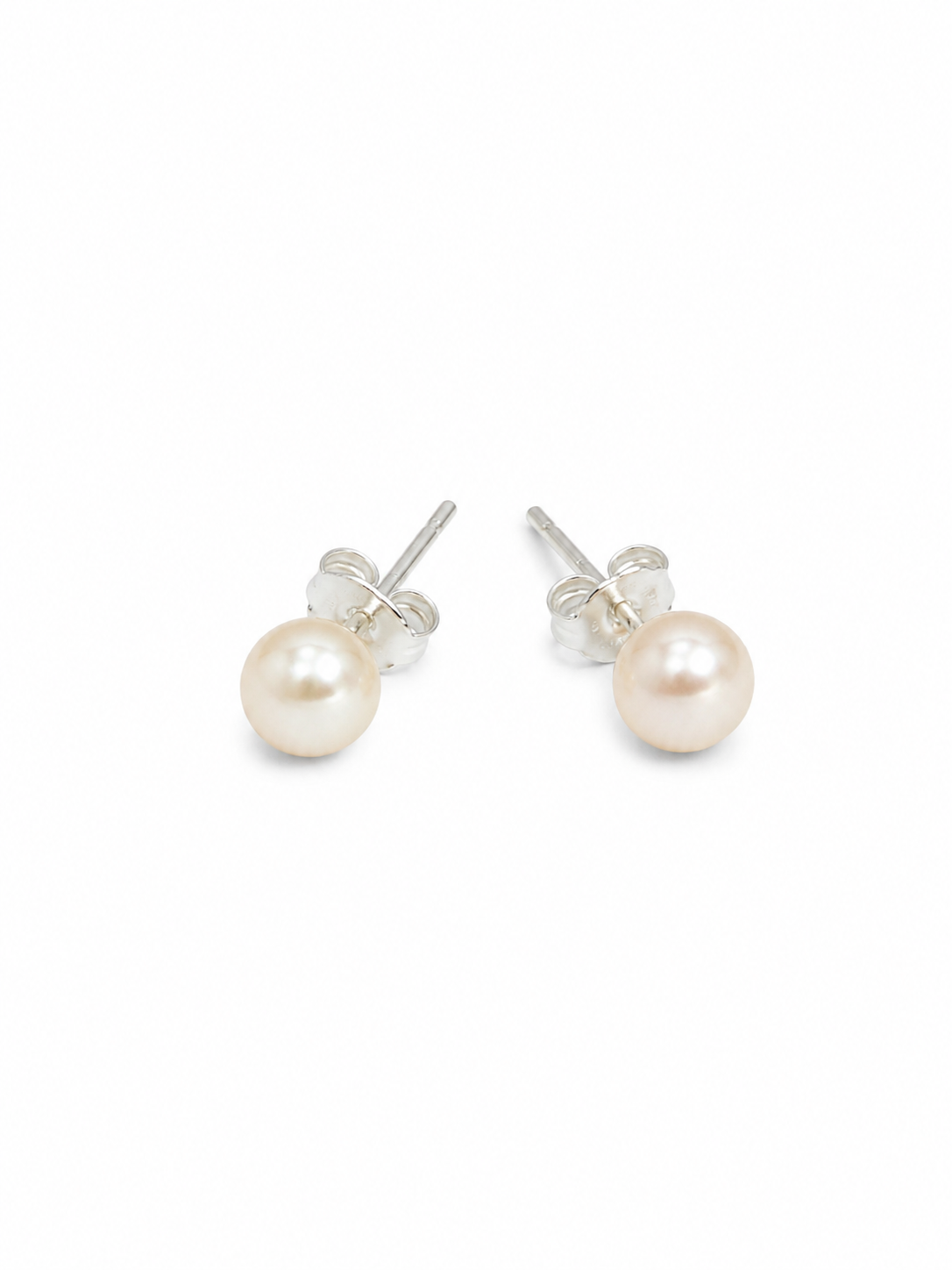 Aretes de plata - Perlas
