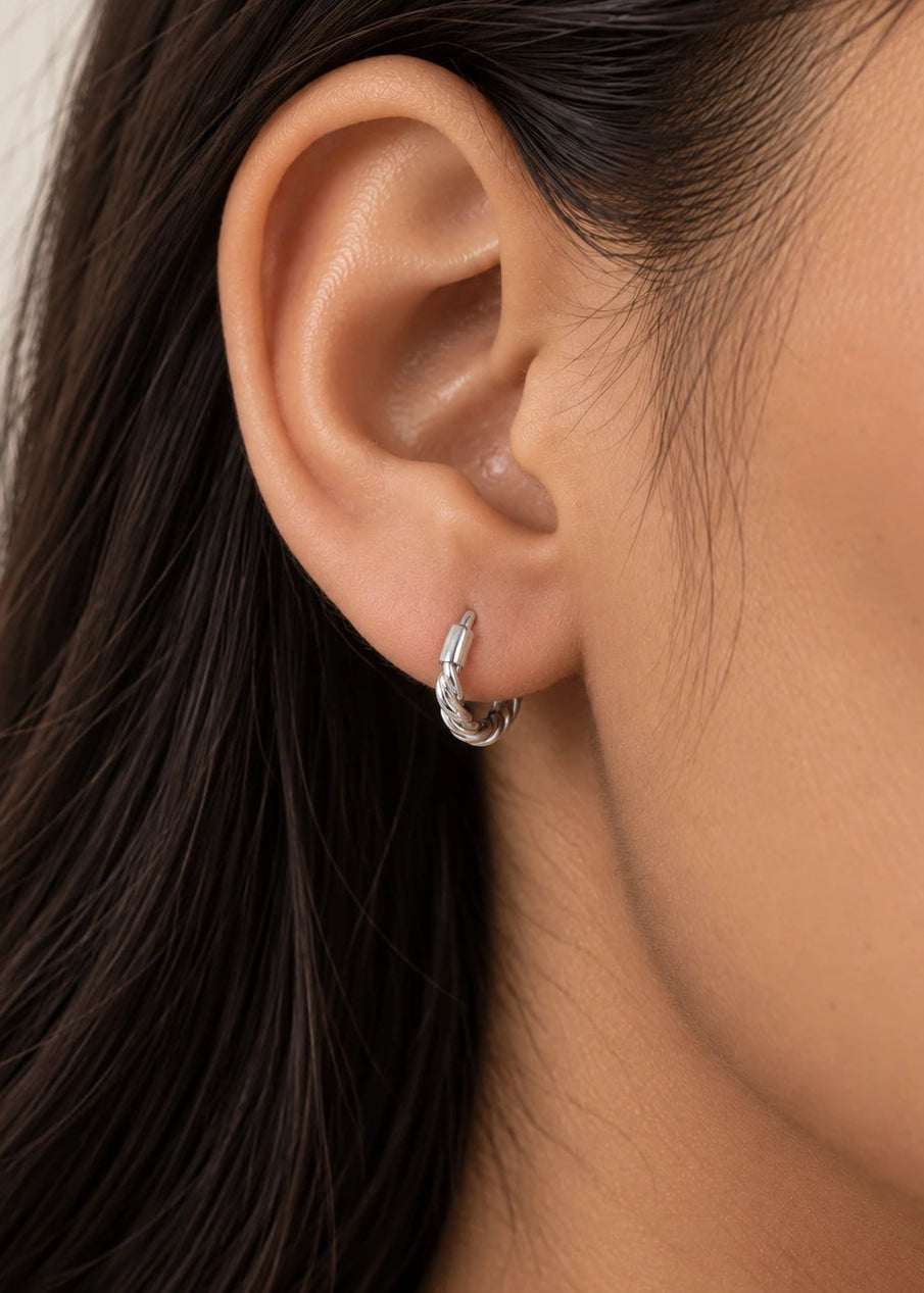 Aretes de plata - Princesa