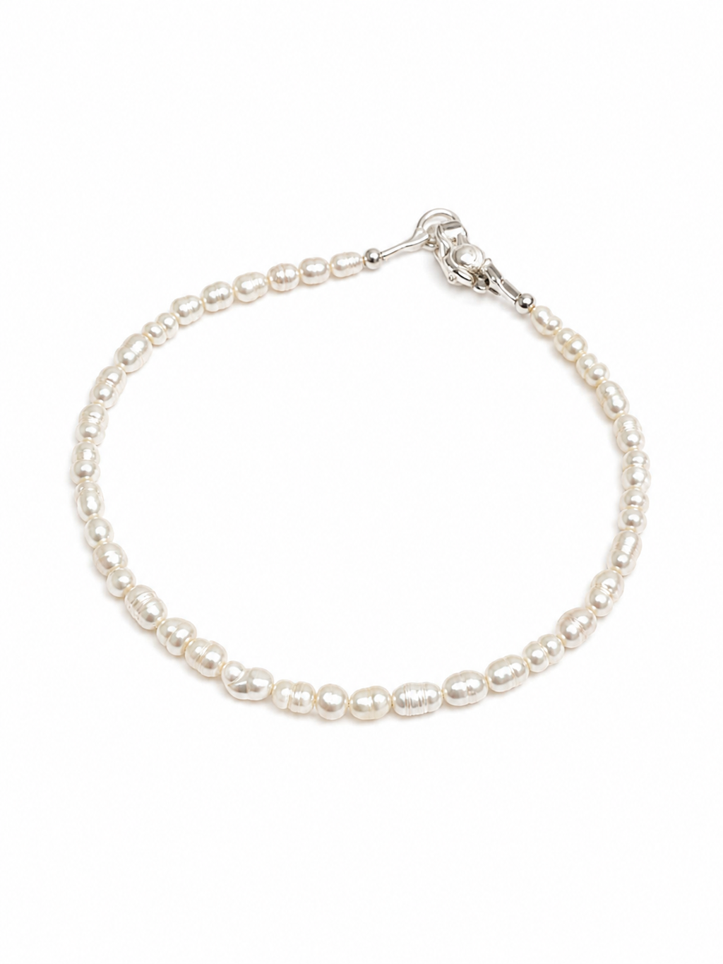 Pulsera de plata - Perla