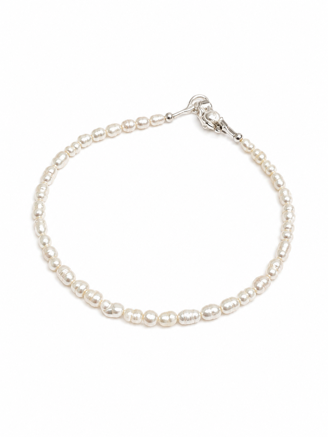 Pulsera de plata - Perla