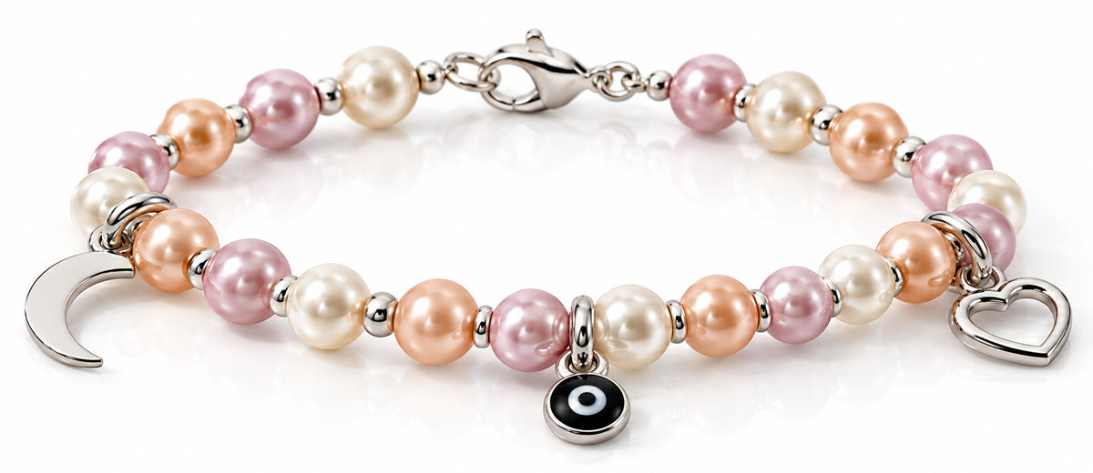 Pulsera de plata -  Trio Suerte