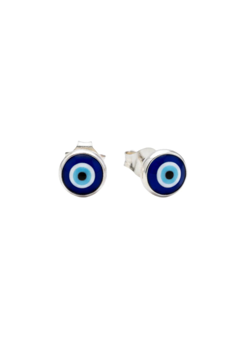 Arete de plata -Turco Blue