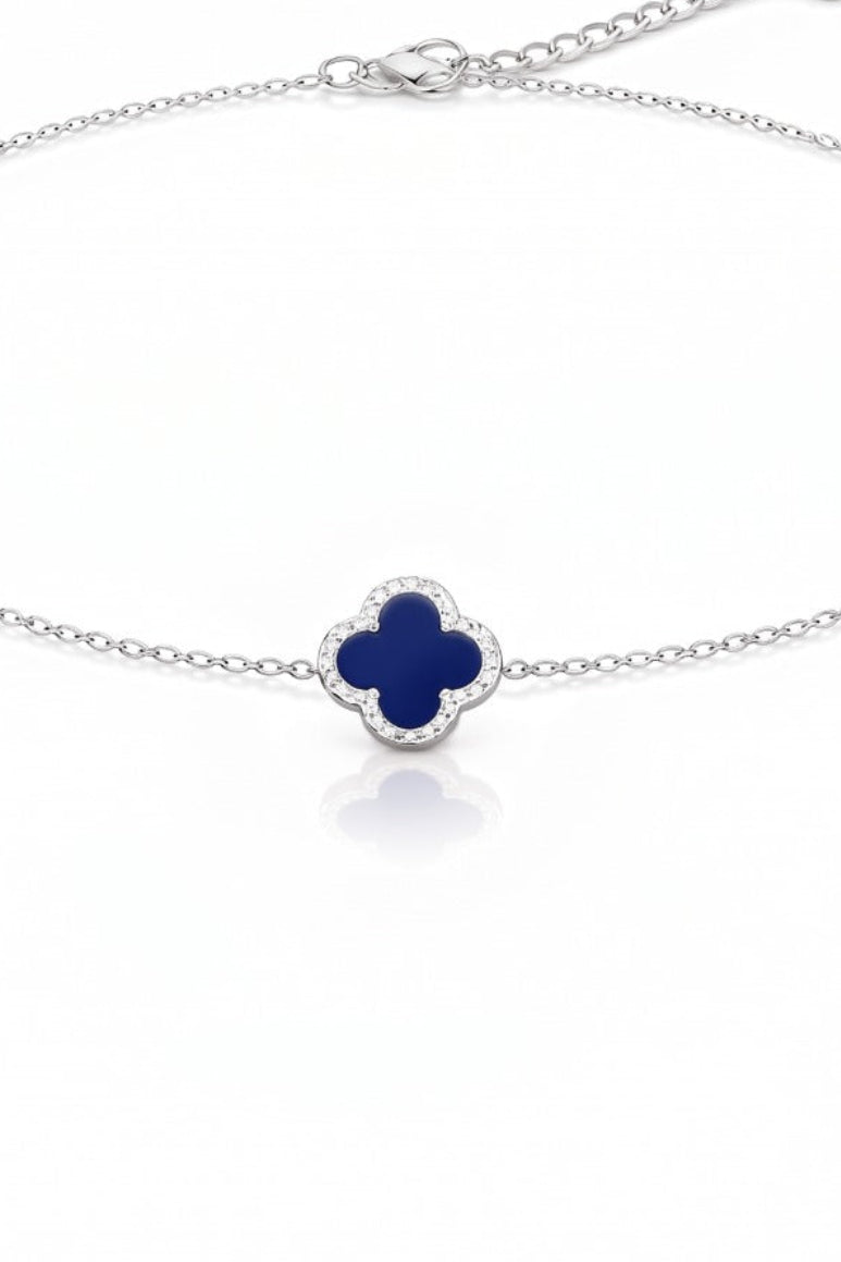 Van Cleef - Pulsera 1 flor azul