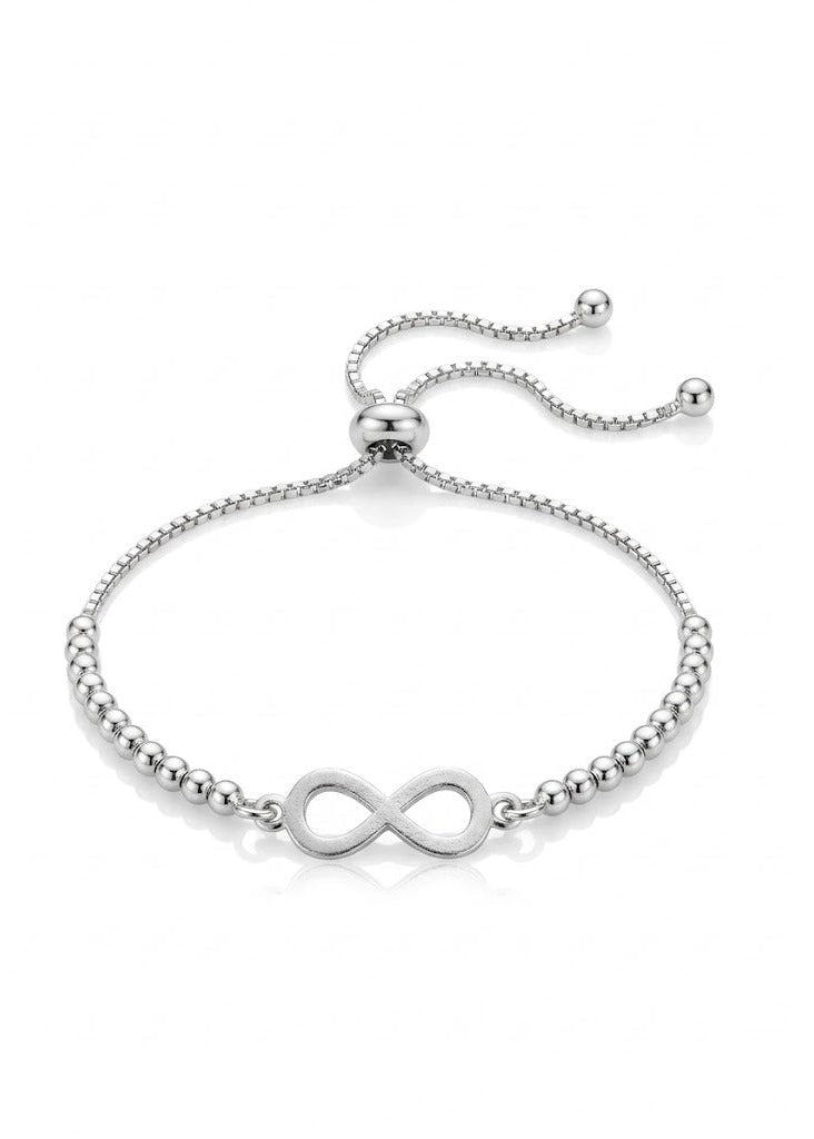 Pulsera de plata regulable - Infinito