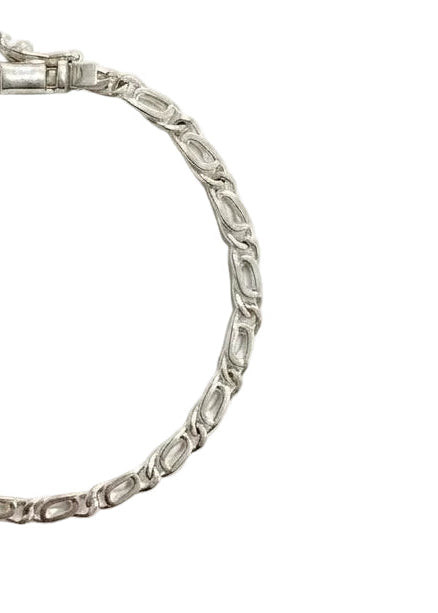 Pulsera de plata hombre - Vértice