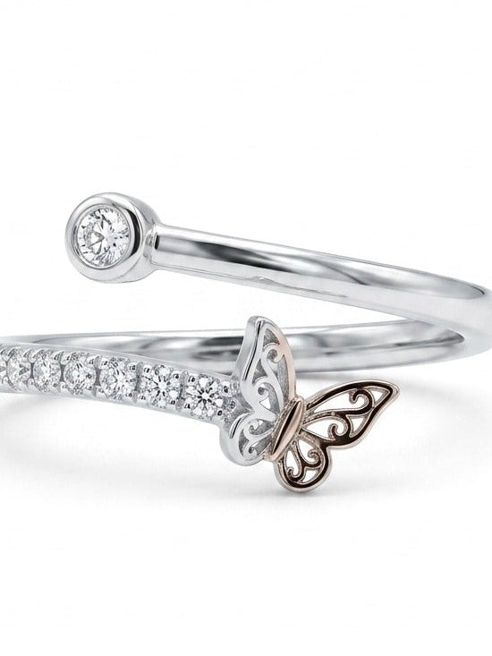 Anillo de compromiso - Mariposa