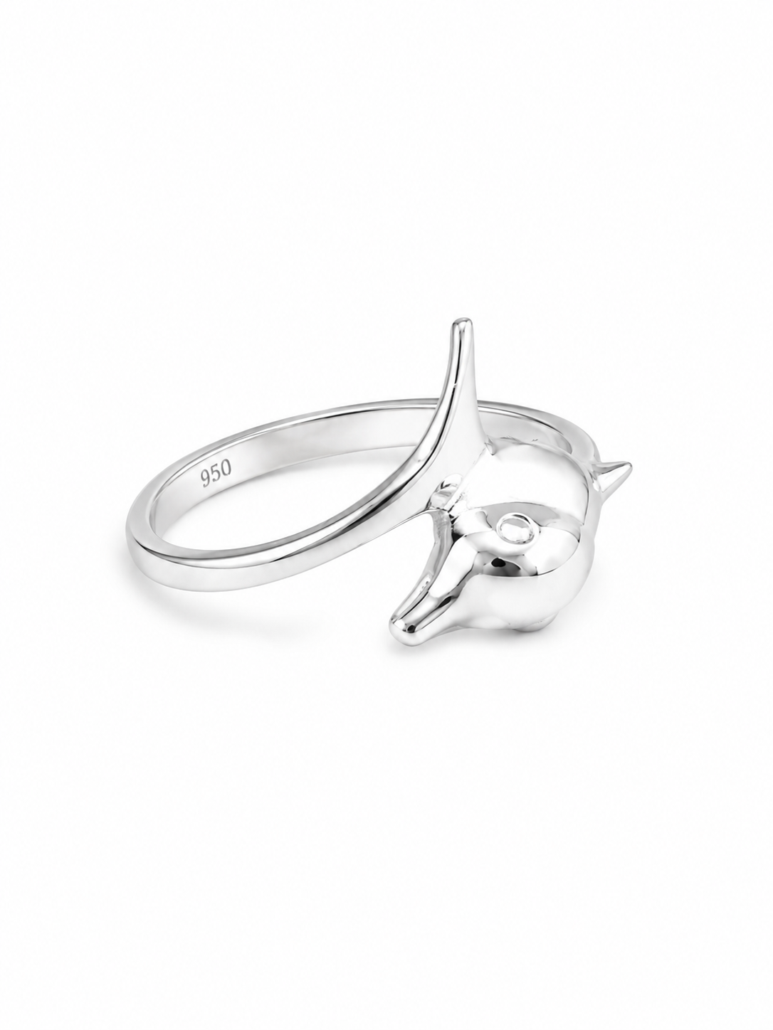 Anillo de plata -  Delfín