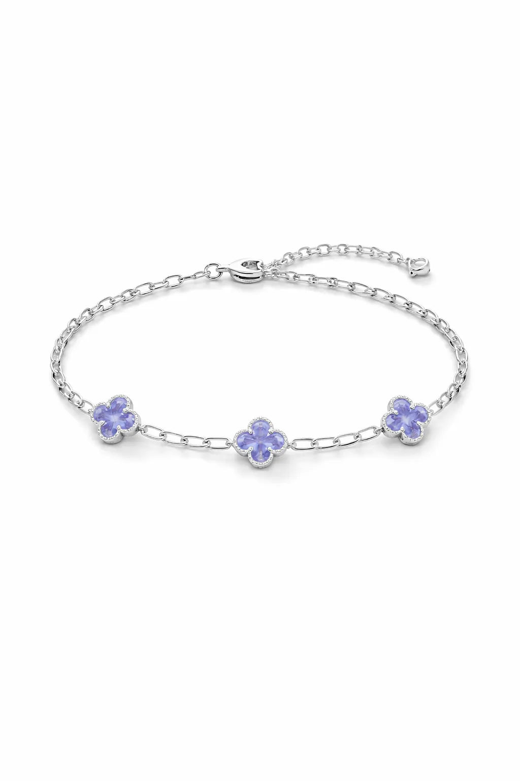 Pulsera 3 flor Lavanda - Van Cleef
