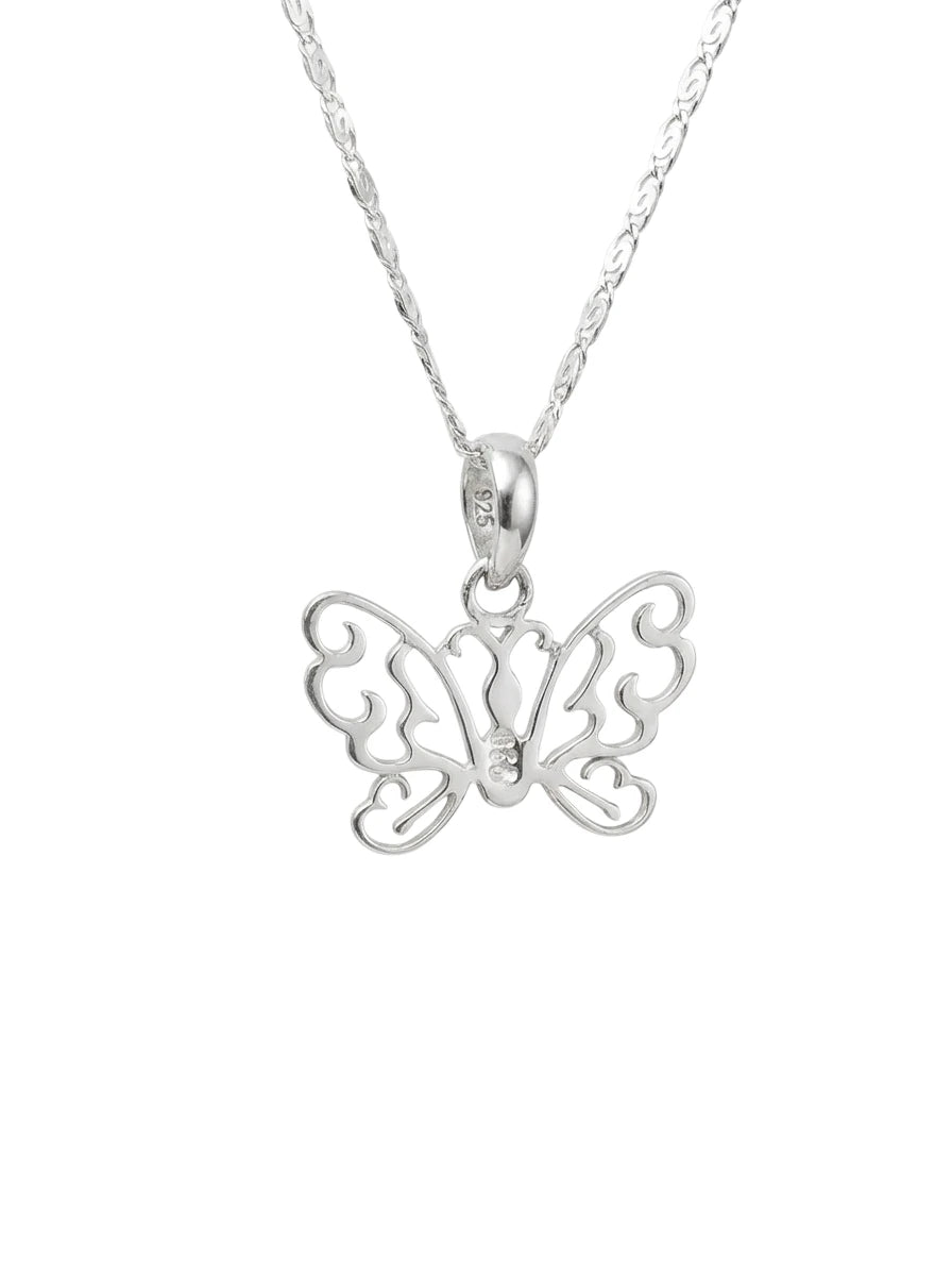 Dije de plata - Mariposa