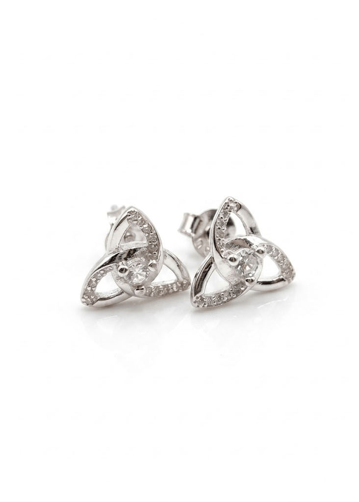 Aretes de plata - Triqueta Celta