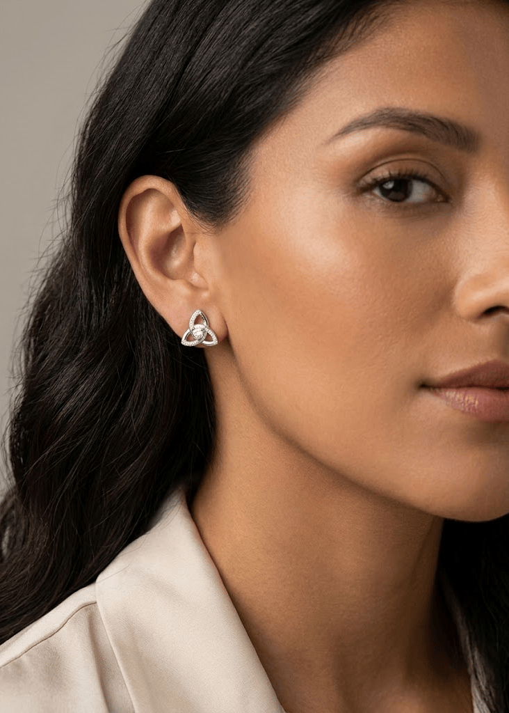 Aretes de plata - Triqueta Celta