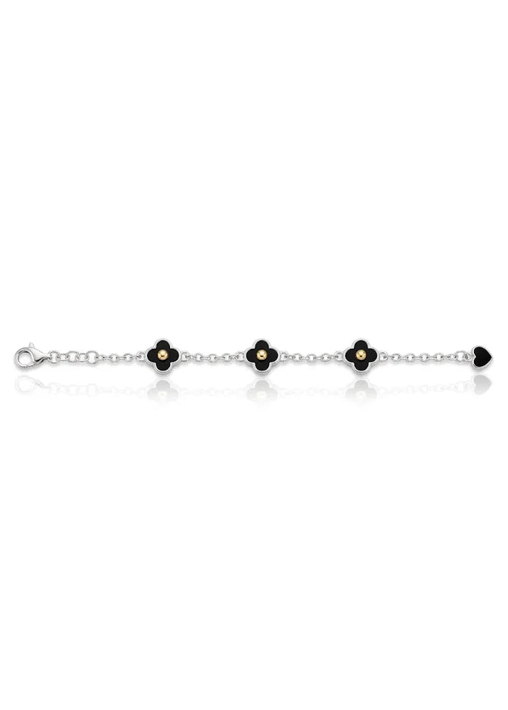 Pulsera plata y oro - van cleef trinity